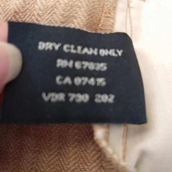 Nautica Rigger Pleated Classic Fit 40w Shorts 100% Linen - Picture 4 of 4